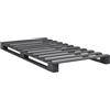vidaXL Giroletto in Pallet Grigio Legno Massello di Pino 90x200 cm