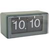 Karlsson Wall/Table Clock Retro Boxed Flip Jungle Green