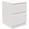 Ikea Kullen - Cassettiera con 2 cassetti, 35 x 49 cm, colore: Bianco