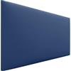 DHOME Testiera Imbottita Liscia in Similpelle Altezza 70CM Spessore 4cm e 8cm per Parete Acustica Testate Letto Pannello Fonoassorbente Camera da Letto (Similpelle Blu, 95cm, Spessore 4cm)