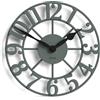 Jones Clocks® Lighthouse orologio da parete | Orologio scheletro scultoreo | Verde | Eleganti numeri in rilievo modellati | Design decorativo ideale per cucina, soggiorno o camera da letto