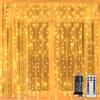 Ollny Tenda luminosa da 2 x 2 m, 200 LED, per interni, con spina, 8