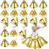 Tachypno 20 Pezzi Metallo Campanelle Vintage, 3.8×3.8×4.2cm Campanellini | Piccolo Jingle Bells per Artigianato, Decorazioni, Natale, Matrimonio, Gioielli, Campane del Vento e Allenare Cuccioli