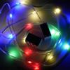 Begonia 2 mattoncini da costruzione luminosi a LED, colorati, funzionamento a batteria, lunghezza del cavo 95 cm, mini luci fai da te, compatibili con Lego e altre principali marche