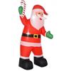 HOMCOM Babbo Natale Gonfiabile da Esterno 243cm con 2 Luci a LED