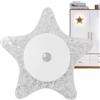 Generico Lampada a Parete Magnetica Decorazione a stella magnetica LED | Ricaricabili a Sensore di Movimento da Parete per Corridoio Cucina Camera da Bagno Scale Armadio Mobile Banco Scrivania