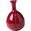 perfk Vaso Rosso in Ceramica Vaso da Tavolo in Ceramica Vasi Decorativi Piccolo Vaso Rosso per libreria Decorazione per la casa Ingresso Sala da Pranzo