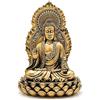 Coco Papaya Statua Buddha Shakyamuni dorata, 26 cm, decorazione spirituale