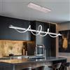 Zeistry moderno LED pendente apparecchio, 47,24 pollici lampadario moderno apparecchi di luce dimmerabile con telecomando 3000K-6500K temperatura di colore regolabile luminosità