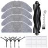 RANRAO Kit completo di ricambi per robot aspirapolvere Lubluelu B40/B40-Plus, con spazzola principale, spazzole laterali, filtri e panni multipli