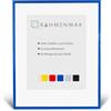 RahmenMax® Texas - Cornice portafoto da appendere, 50 x 90 cm, su misura, in plastica, con vetro acrilico antiriflesso e retro bianco