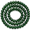 Perlin 65 rondelle in vetro ceco sfaccettato, 8 x 6 mm, verde scuro | Perline tagliate in Boemia, effetto smeraldo, per braccialetti da uomo a tema foresta ed eleganti idee fai da te