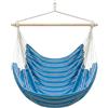 AMANKA XXL Sedia Amaca Sospesa 185x130cm fino a 150kg - per Giardino Balcone e Terrazza - Poltrona Dondolo Altalena per 2 Persone - 100% Cotone - Rotazione 360° - Interno e Esterno - Adulti e Ragazzi