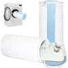 Wusboo Set 2 Sacchi Lavaggio Scarpe Bianco per Lavatrice | Riutilizzabile Sacchetto per Lavare Scarpe in Lavatrice, Sacco Scarpe 360° con Cerniera Nascosta e Rete