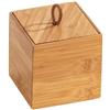 Wenko Organizer in bambù a 3 scomparti, serie Terra, marrone, Maße (B x H x T): 9 x 9 x 9 cm