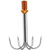 Baoblaze Squid Hook Pratico Artificiali Calamaro Acciaio Inox Multi-prong Regolazione Pressione Adatto Diverse Condizioni di Pesca Sportiva Avventure All'aperto Cm, 5-Artigli