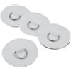 IOPKLYTF Set di Toppe con Anello a D in Acciaio Inossidabile 316 | 4 pezzi for tavola da surf gonfiabile for gommone in PVC, gommone, canoa SUP