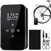 Générique Pompa Ad Aria Senza Fili Gonfiatore Elettrico Ricaricabile | Pompa Ad Aria Portatile Touch Screen Per Auto Camion Campeggio Auto Bicicletta MTB Strada Tutto-Terra Campeggio Casa Garage