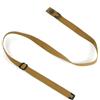 Generic WW2 US M1 Carabina Tela Sling Cotone Fettuccia Raccordi in Metallo Solido Riproduzione WW2 - Khaki