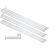 GMZQSN 40 pezzi/lotto 13G (2,2 mm) in acciaio inox raggi per bicicletta 151-250 mm con nippli - per bici elettrica pieghevole bici mountain bike (210 mm)
