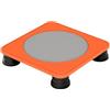 Fzaqwen Trampolino per Bambini Trampolino Mini Trampolino Indoor Trampolino Rettangolare con Angoli Arrotondati E Uniforme in PP Adatto per Divertimento in, Arancione