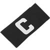 Holibanna Fascia Capitano Calcio Nera Regolabile in Nylon per Adulti