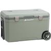 CampFeuer Frigorifero da 70 litri con ruote, frigo isolato con manici, frigo portatile, contenitore per ghiaccio, mini frigorifero, contenitore termico, contenitore per snack, refrigeratore per auto e