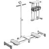 MNUvxzaewf Macchina da sci simulata for interni, macchina for esercizi di con bastoncini e tappetini , multifunzione for cardio(White)
