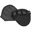 Pjeghbvop 2 maniglie imbottite con passanti a 4 dita | Protezione per le dita per trazioni, powerlifting, in neoprene, guanti da palestra
