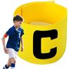 Generico Fascia da Braccio per Capitano di Calcio per Bambini - Fascia da | Bracio per Accessori per Capitani della di Calcio, Fasia da Braccio per Capitano Unisex per Giovani E Allenamenti Versatili,