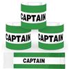 Styquenzer 3 fasce da capitano da calcio, 8 x 31 cm, regolabili, per calcio, fasce da calcio in nylon per adulti e giovani, fascia elastica per sport di squadra per pallacanestro e pallavolo (verde scuro)
