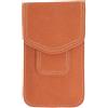 INOOMP Marsupio Resistente ai Graffi e Facile da Pulire Sportivo in Cuoio Marrone Multifunzionale Porta Cellulare e Tasche per Chiavi per Sport All'aperti Uomo