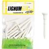 Lignum Tee 2 1/8 - Tee da Golf, 53 mm, Bianco