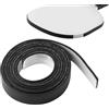 Gosknor Nastro di Tungsteno, Larghezza 1cm Peso Rotolo 50 g Adesivo Nastro di Piombo per Racchette da Pickleball Personalizzabile Alternativo Nastro Appesantito per Racchette da Pickleball, Nero