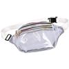 GALPADA Marsupio Sportivo in Pvc Bianco per Palestra e Outdoor | Chiusura a Cerniera, Regolabile e Pratico, Uso a Mano Libera, per Allenamento, Camminata, Viaggio