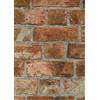 Brewster Home Fashions Brewster FD31045 Carta da parati, 10 m, mattoni rossi