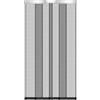 Schellenberg Zanzariera telescopica PREMIUM, 120 x 250 cm, antracite, incl. nastro in velcro, per portefinestre e porte da terrazzo, regolabile individualmente, 50665