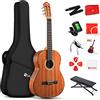 Vangoa Chitarra Classica Set, Chitarra Acustica 4/4 Per Principianti Adulti, Sapel Materiale 39 Pollici, Con Custodia, Pedale, Accordatore, Capotasto, Corde Di Ricambio