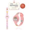 toergy Cinturino in silicone per Moto Smart Tag, 1 confezione da 1 cinturino regolabile per tracker per bambini e anziani, supporto GPS anti-smarrimento per polso, rosa