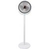 Wodsty Ventilatore oscillante silenzioso a 360° con 5 velocità, ricaricabile USB-C 4000 mAh, altezza regolabile 28-86,5 cm, ventilatore a piedistallo per aromaterapia per camera da letto
