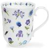 Dunoon Braemar - Tazza floreale in porcellana fine, 0,33 l, colore: blu o rosa