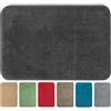Olivo Tappeti OLIVO.shop TEKNOS Tappeto magico assorbi acqua, Zerbino asciugapassi per interno, Tappeto ingresso casa, varie misure e colori (45x75 cm, NERO)