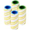 Jissta Rulli Di Ricambio Per Kärcher FC3 FC7 FC5 FC3D (4pcs) Pennello Rotante Giallo