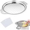 Generisch Colino per spätzle in acciaio inox, con raschietto, teglia per spätzle fatta in casa, si adatta a tutte le pentole da 20 cm a 26 cm