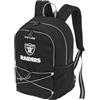 travelite NFL Zaino Las Vegas Raiders, zaino sportivo in nylon resistente con scomparto laptop imbottito 13 pollici, aggancio al trolley e schienale imbottito