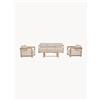 Bizzotto Salotto da giardino Theseus, set da 4 -