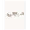 Bizzotto Salotto da giardino Ropery Morny, set da 5 -