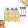 NicVey Fiala di lifting intensivo peptide di seta, siero di collagene peptide per il viso, anti-invecchiamento per le donne per levigare le linee sottili (3PCS)