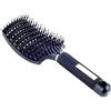 PERFEHAIR Spazzola Curva da Parrucchiere, Spazzola da Parrucchiere per l'Asciugatura dei Capelli, Spazzola con Setole di Cinghiale, Antistatica (Confezione da 2)