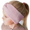 Papierdrachen Fascia per capelli per bambini in maglia - rosa - comoda ed elegante con nodo - accessorio perfetto per ragazzi e ragazze
